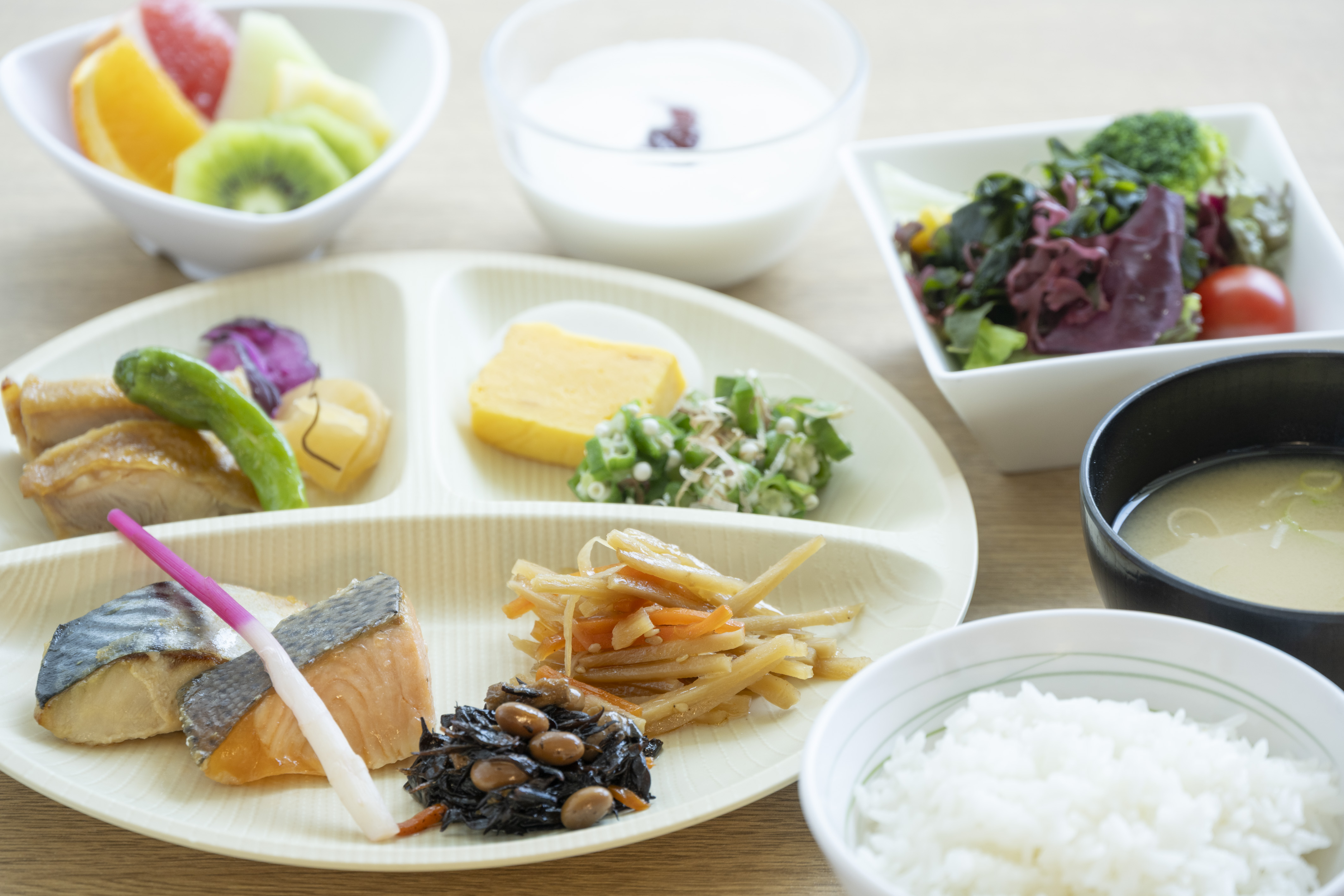 朝食ビュッフェ