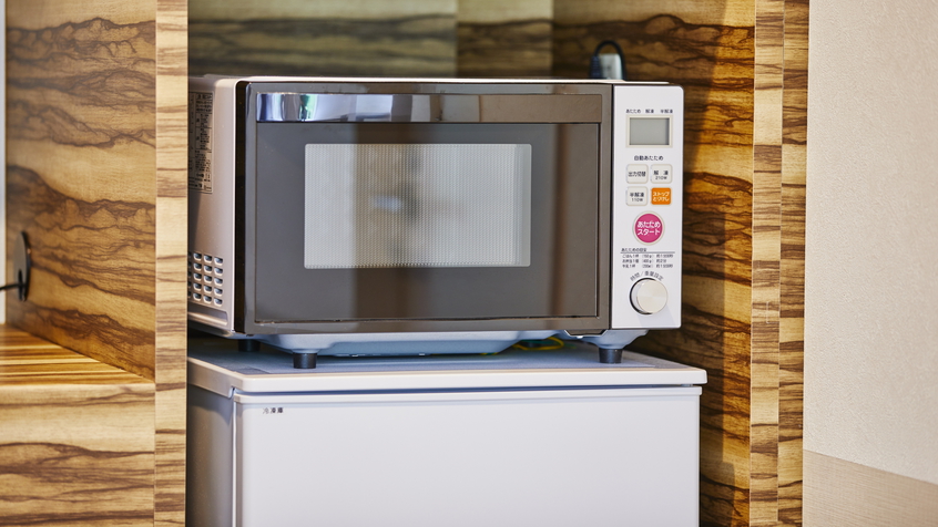 客室｜客室には電子レンジをご用意しておりますので、手作りご飯のわんちゃんも安心です。