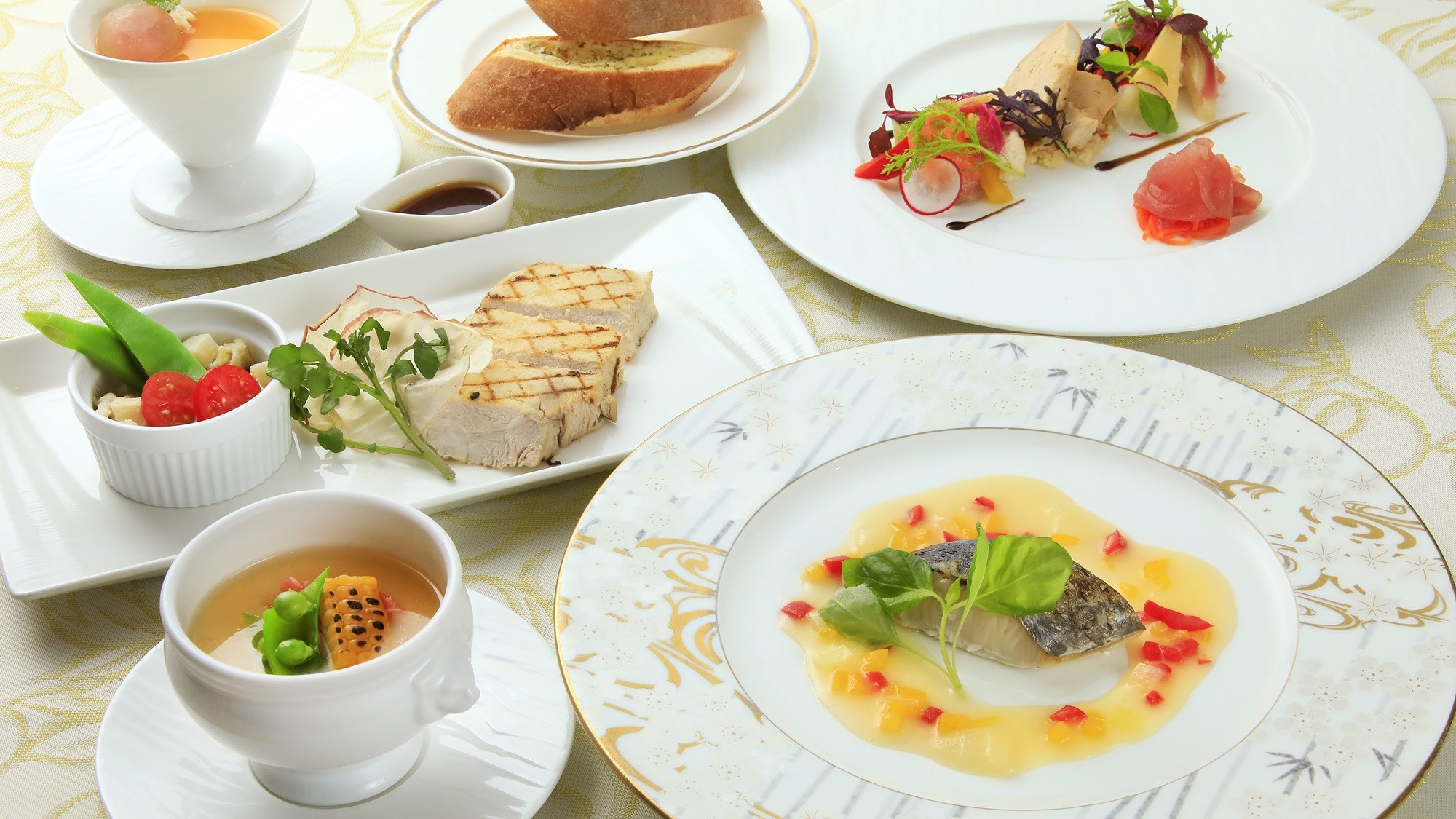 【夕食】蓼科の「彩」／当館のカジュアル創作フレンチ　※イメージ