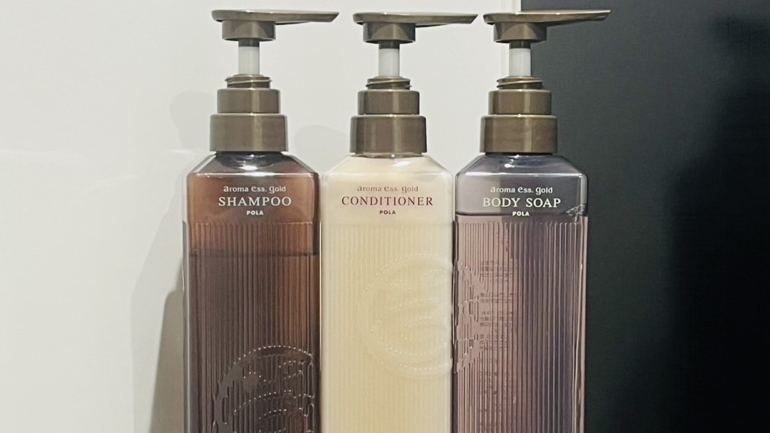 POLAアロマエッセシリーズのアメニティ