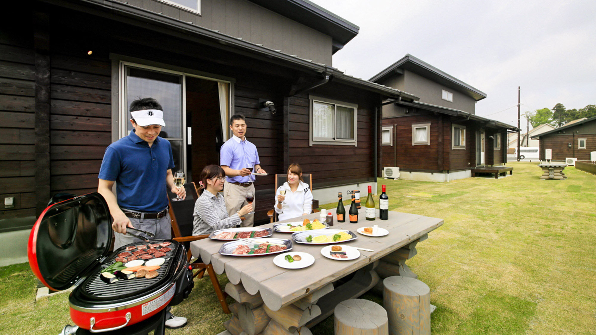 【BBQ夕食付】皆でワイワイ！手ぶらでBBQ！食材・調味料・機材はご用意致します