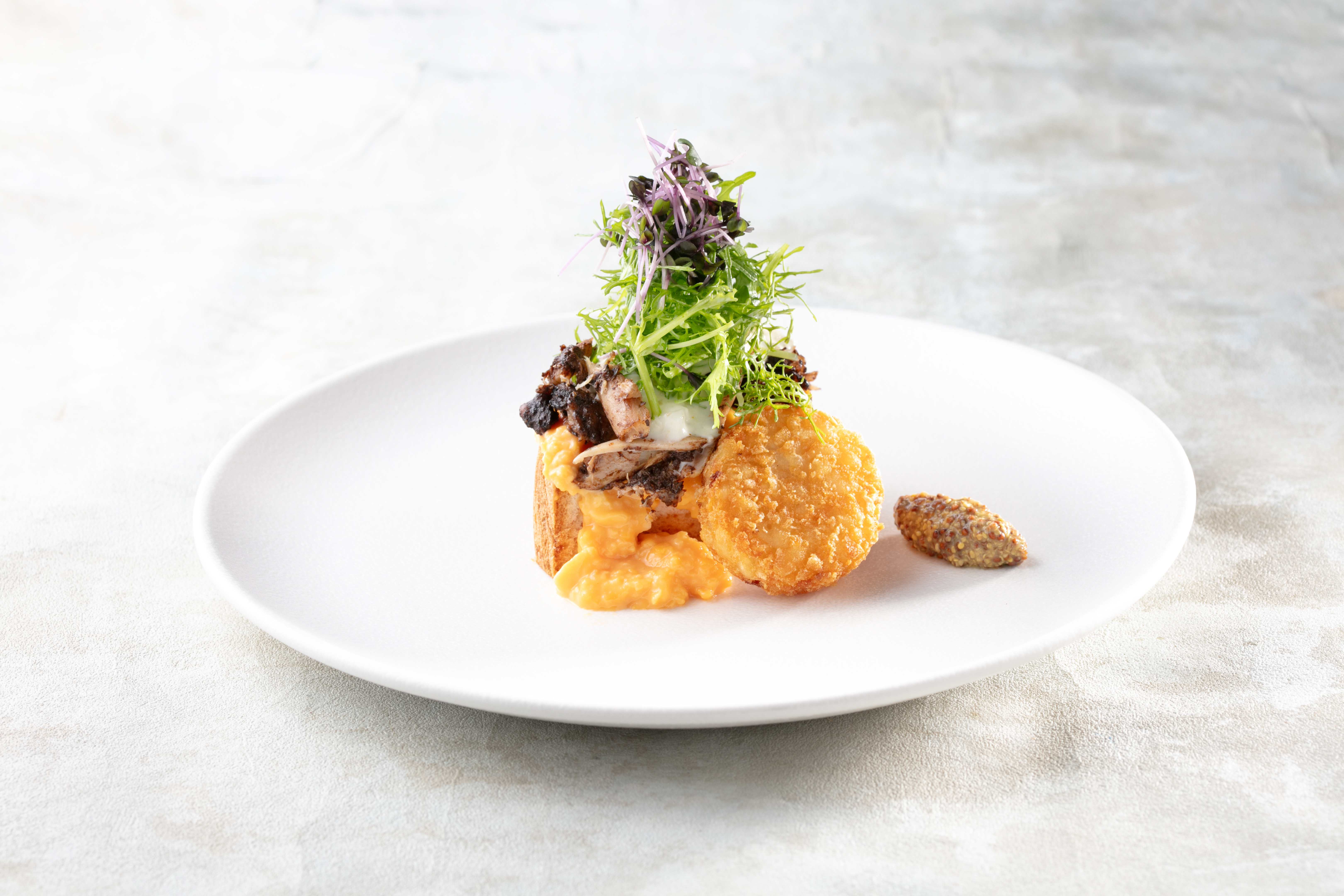 【朝食】メープルラウンドのタルティーヌ