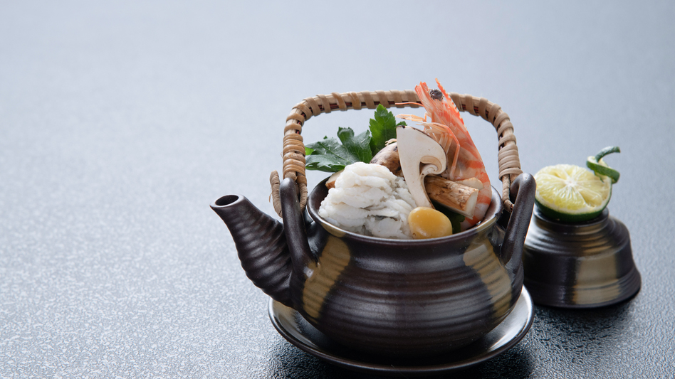 【松茸会席】秋の味覚＜メインは炭火で焼いた香ばしい焼松茸＞土瓶蒸し、天ぷらなど堪能