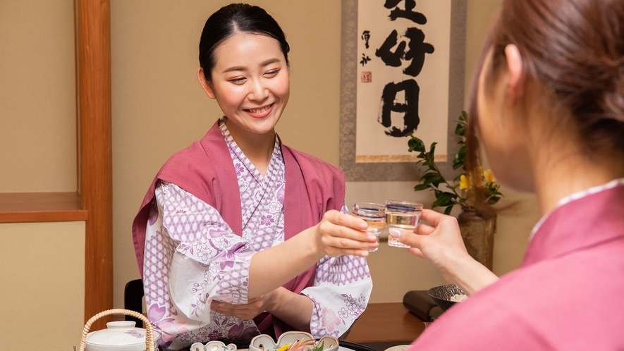 *【部屋食】お部屋で気兼ねなくお食事をお楽しみください。※一部プラン限定