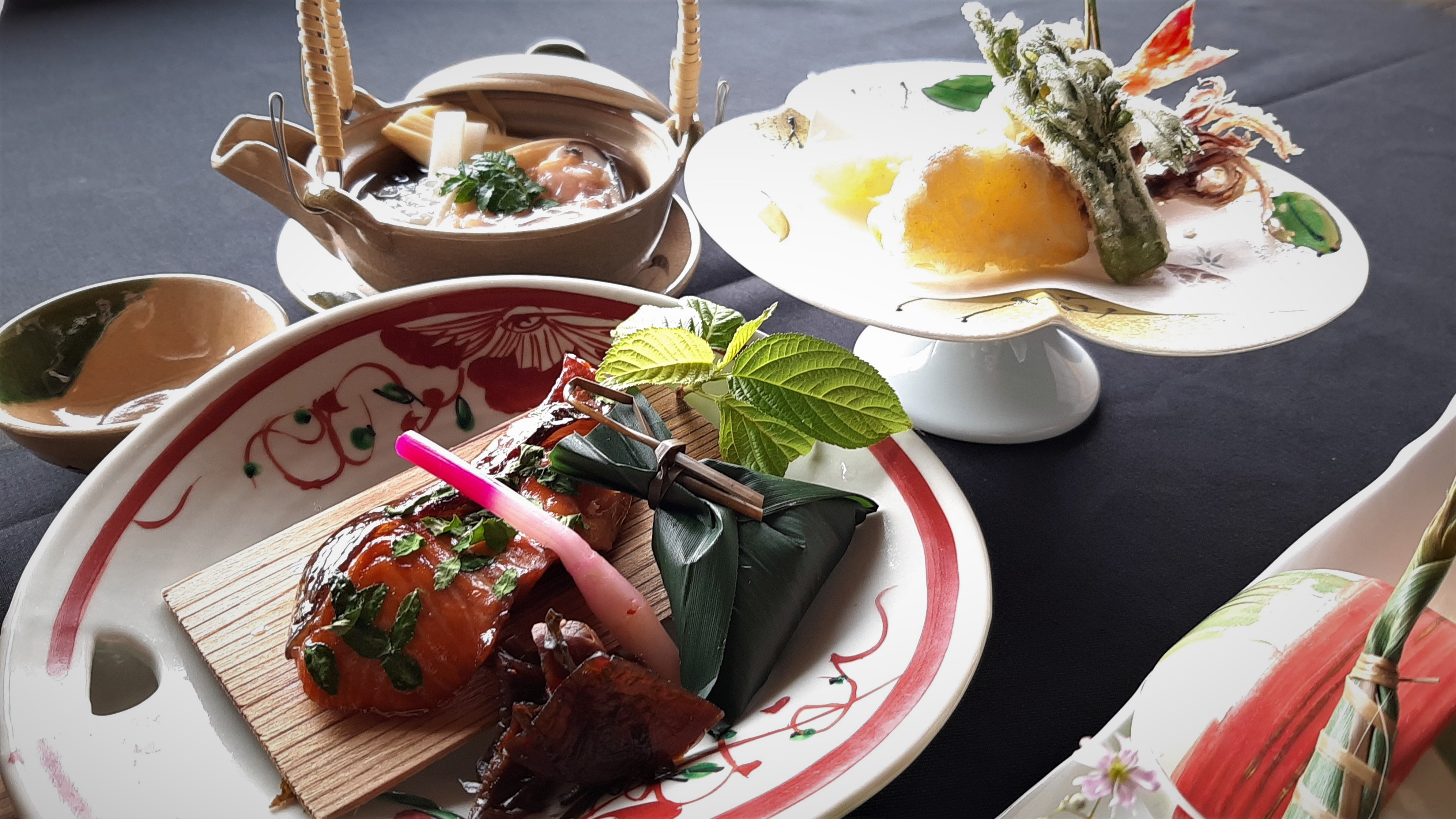 焼物：讃岐サーモン木の芽焼き