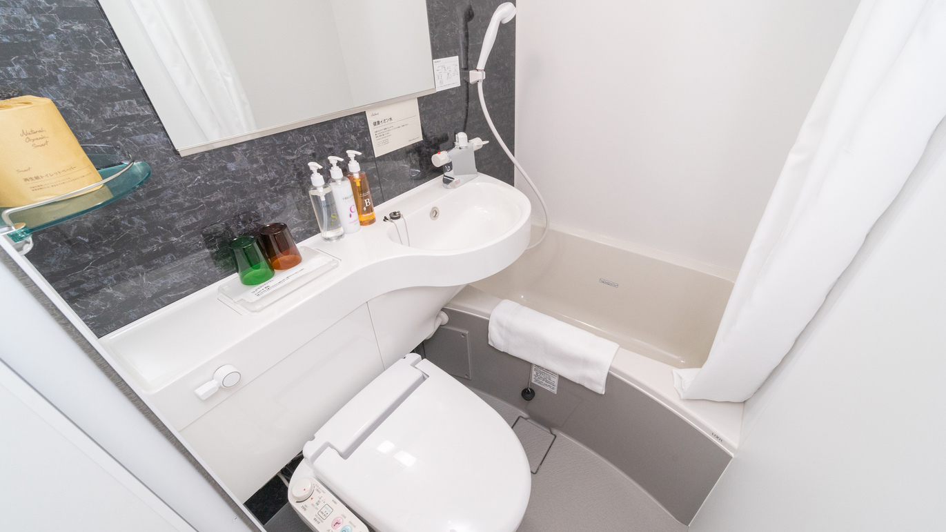 全室にユニットバス完備