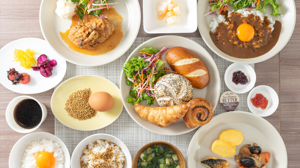 ご当地メニューなど日替わりバイキングで一日の活力を