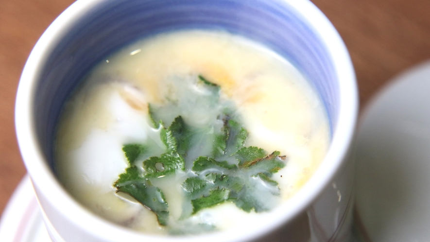 夕食一例◆手作り茶碗蒸し