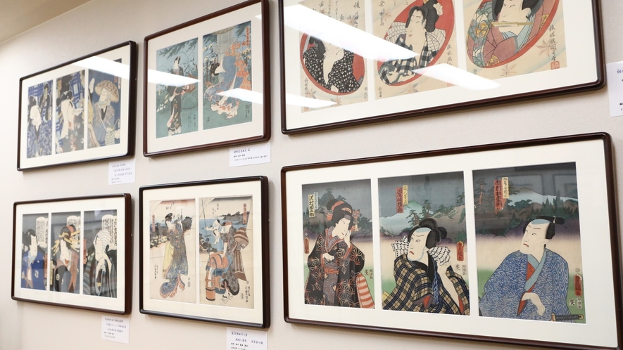 【館内】浮世絵コレクション◆季節に応じた浮世絵を展覧しております。