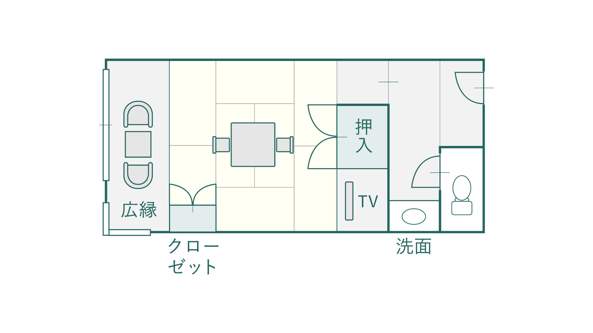 *【LAKE＆FORESTview/和室8畳広縁一例】広縁から大自然を望む、リピーターのお客様に人気