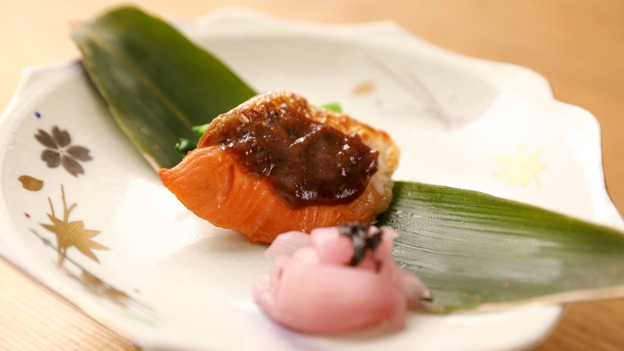 【ご夕食】鰆の蕗味噌焼き　※イメージ