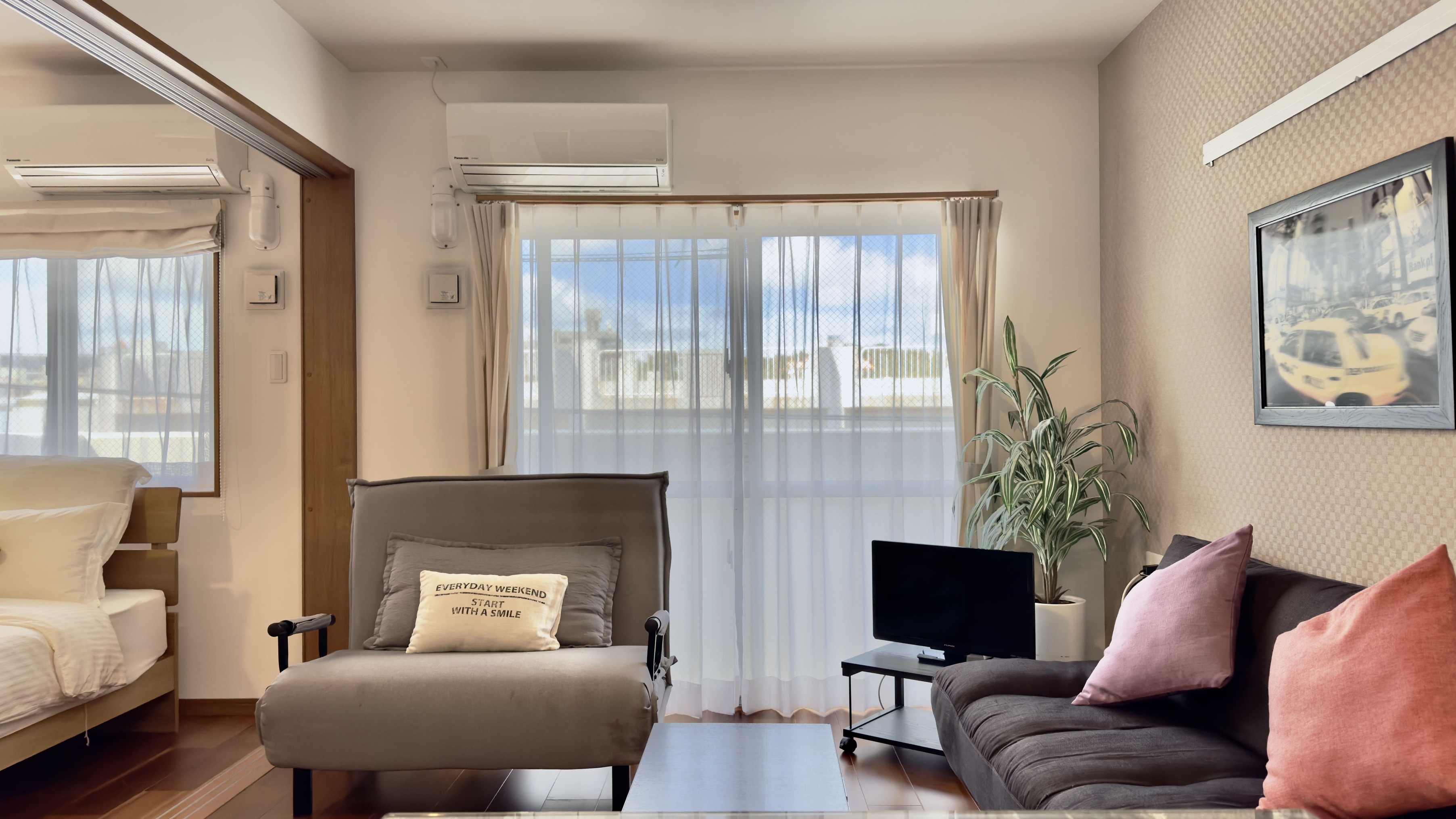 【14連泊割】　いつもより、ちょっと長めに沖縄を！オシャレなデザイナーズルーム！1LDK45㎡