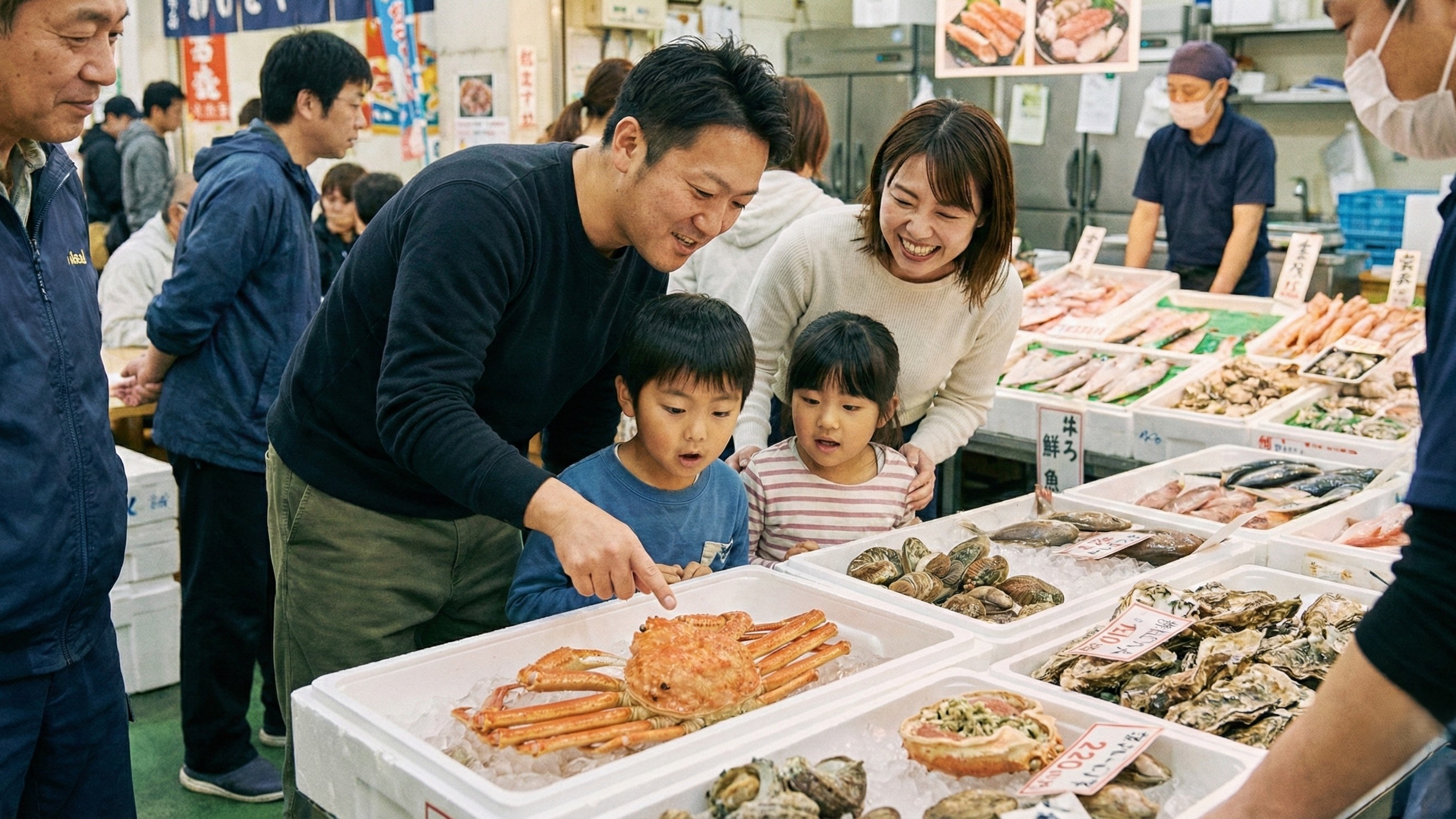 ホテル近くで舞鶴産魚介を堪能※イメージ