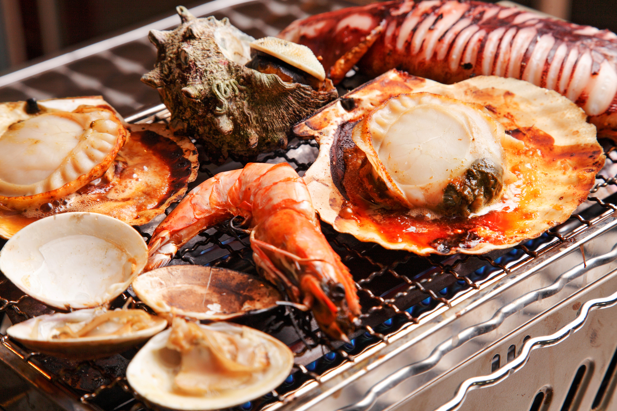 舞鶴で愛される浜焼き・地貝料理、ぜひ！※イメージ