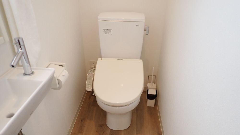 1階と2階にトイレ完備