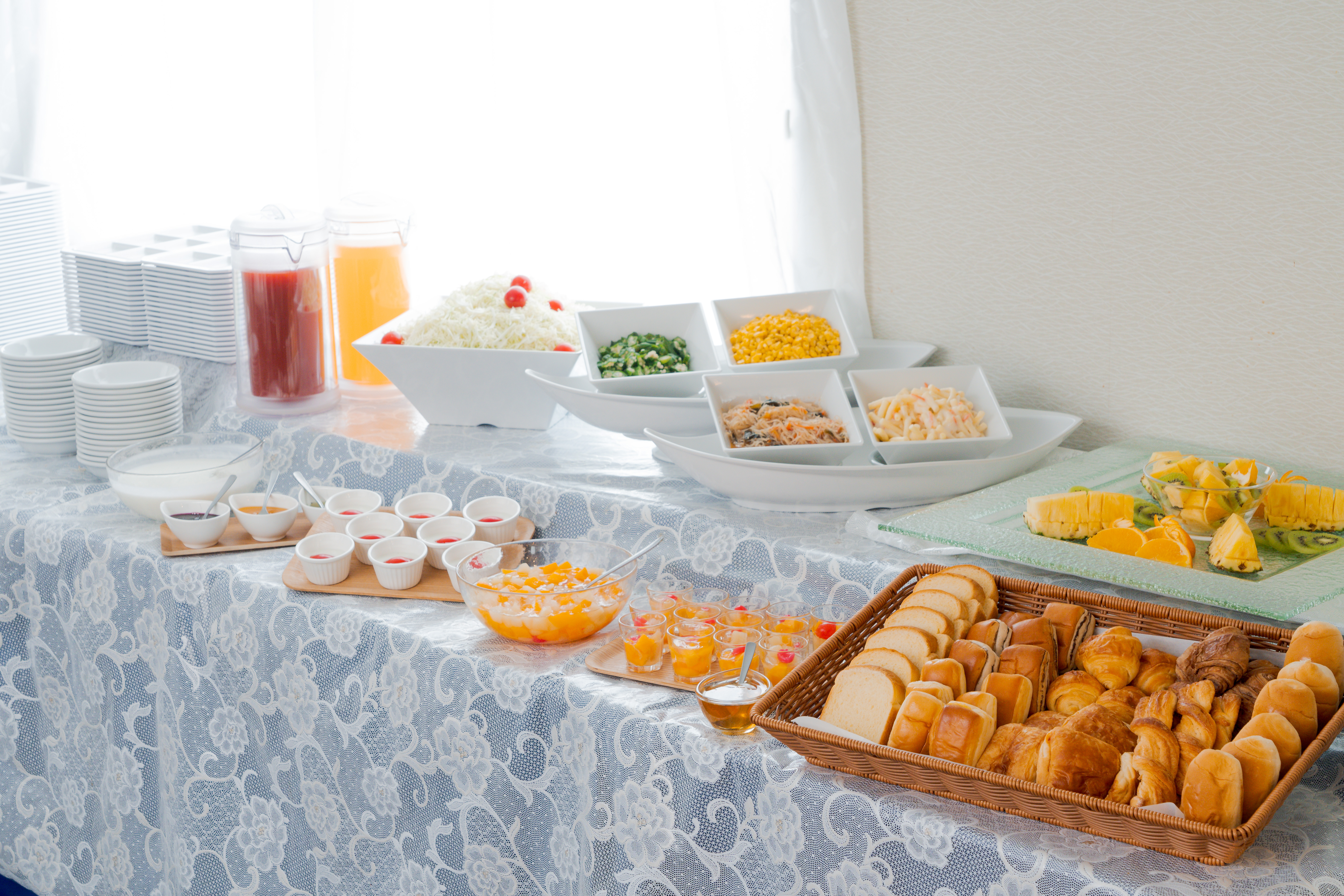 朝食バイキング