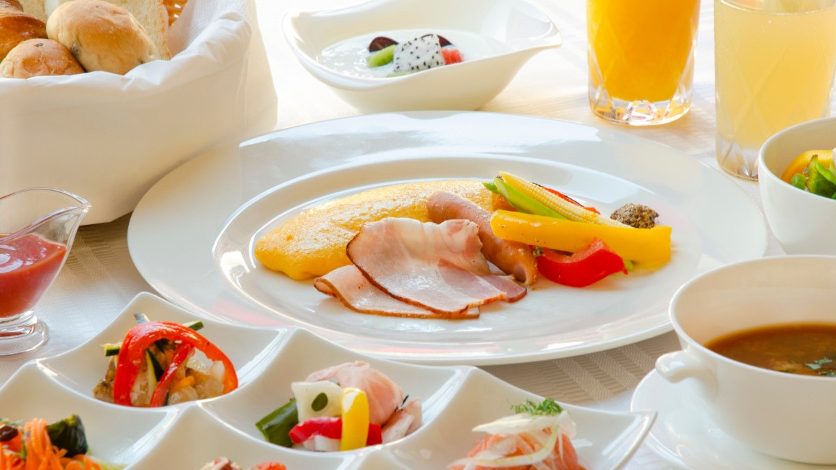 ご朝食（洋朝食一例）