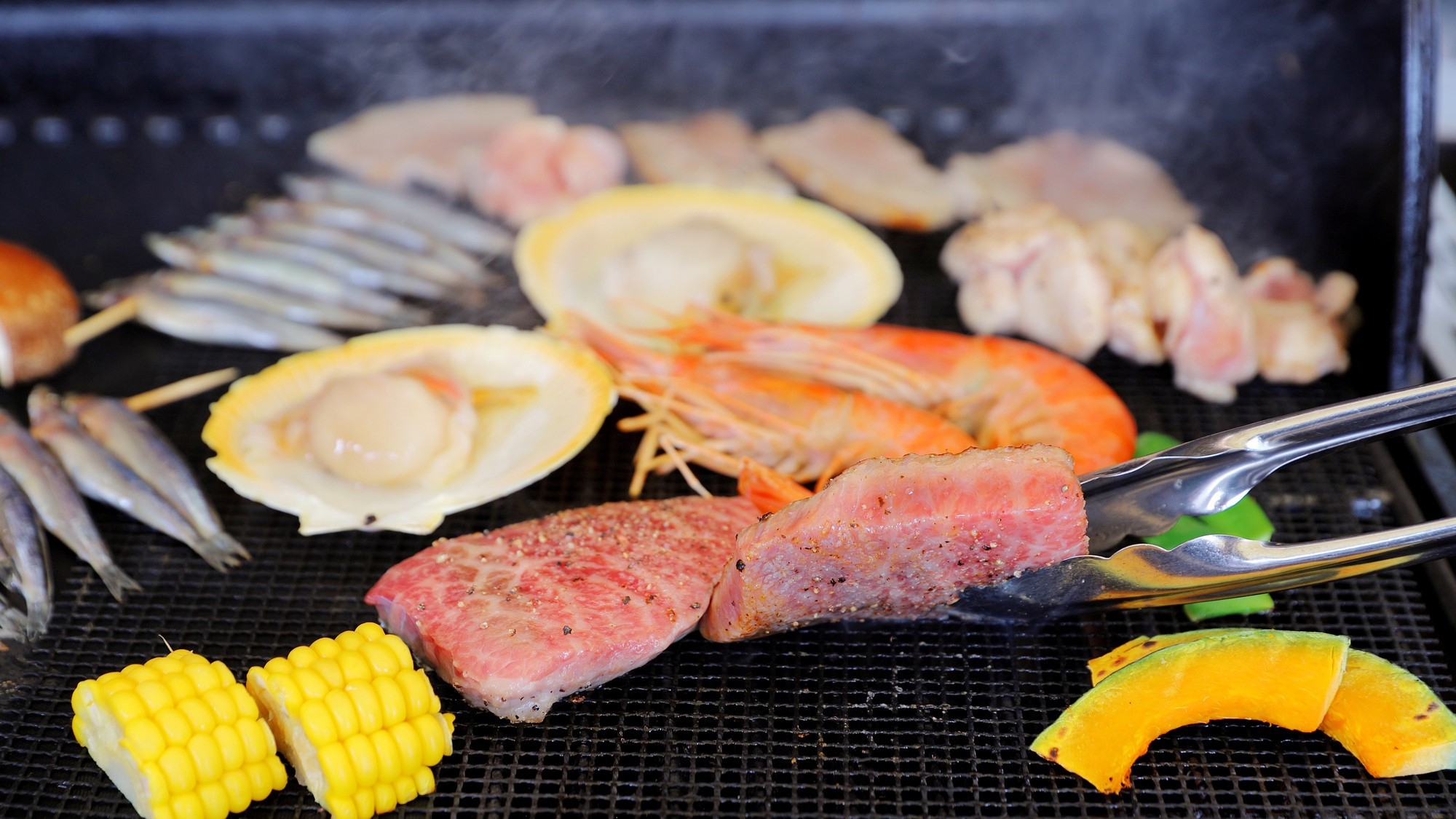 【グランピング】カジュアルBBQコース 全7品（2食付）