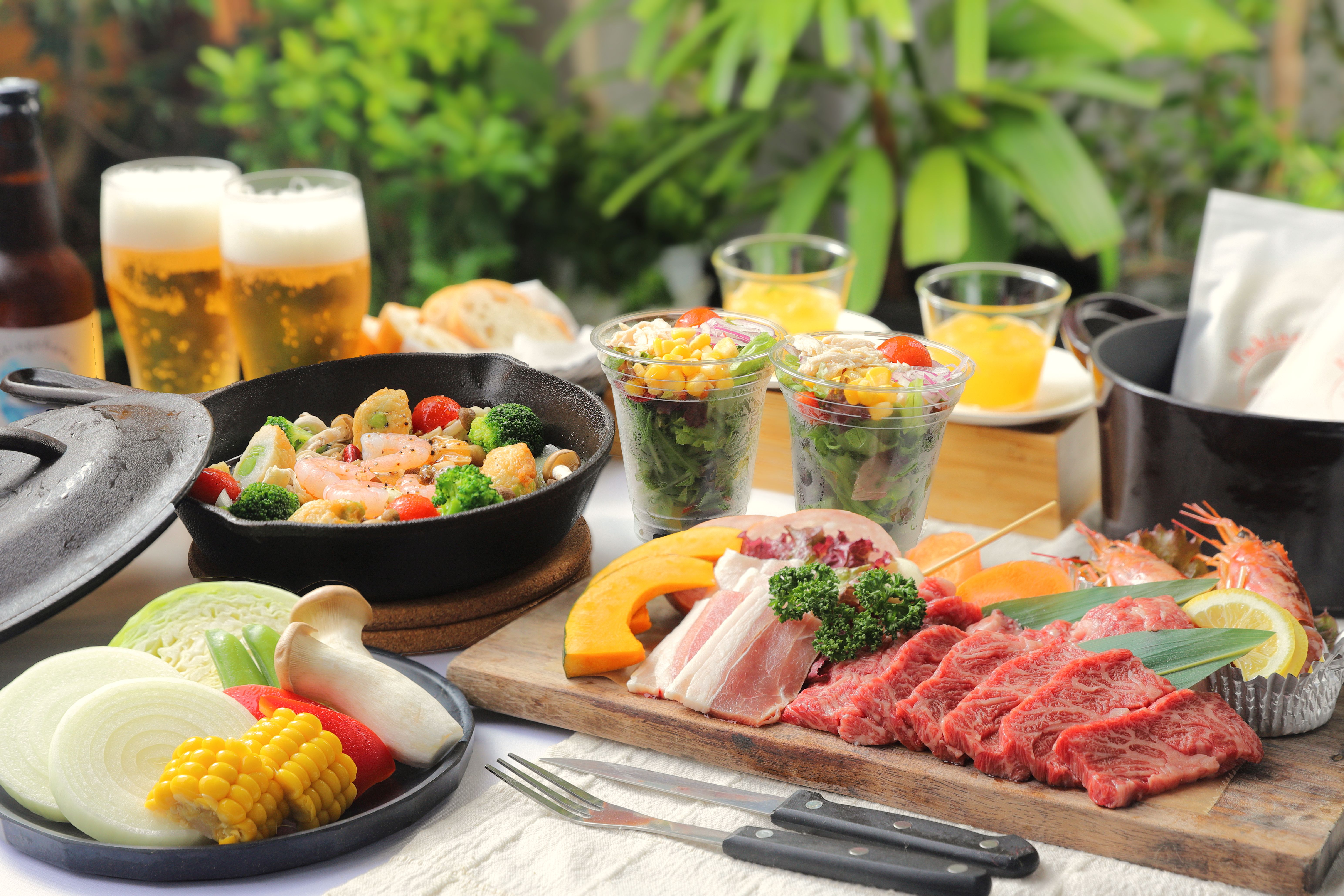 2025年6月グランピング/スタンダードBBQコース