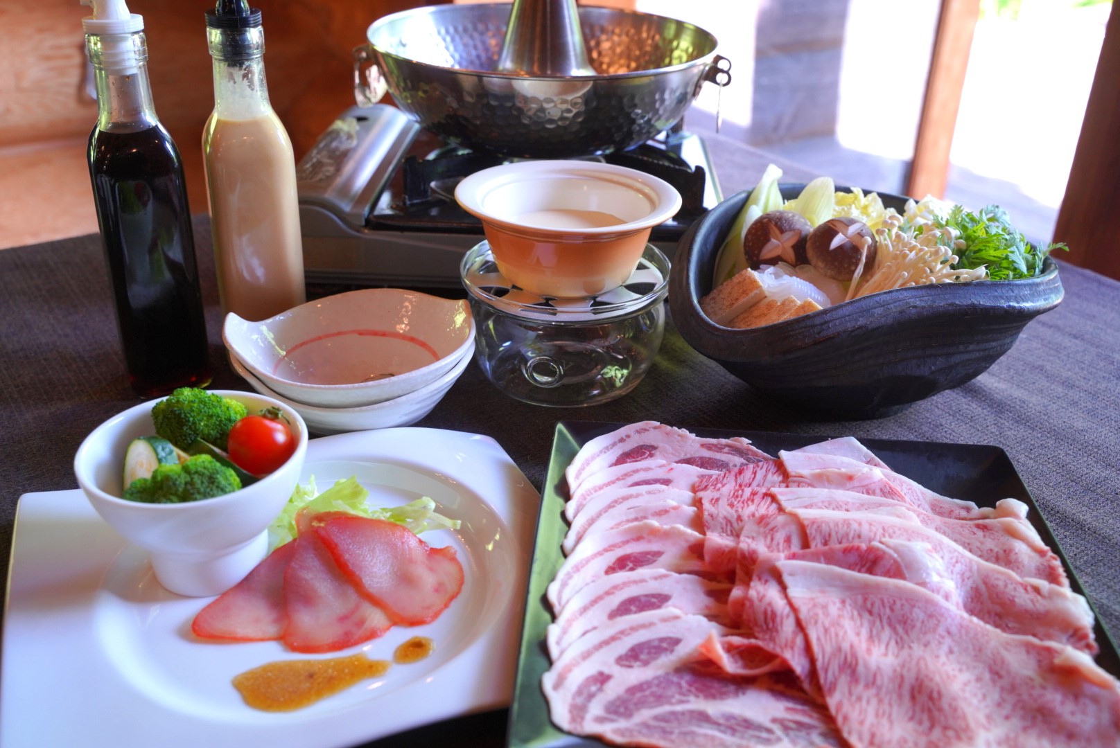 レストラン しゃぶしゃぶコース