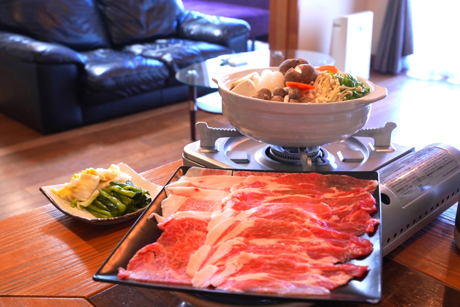 お部屋食 豆乳鍋