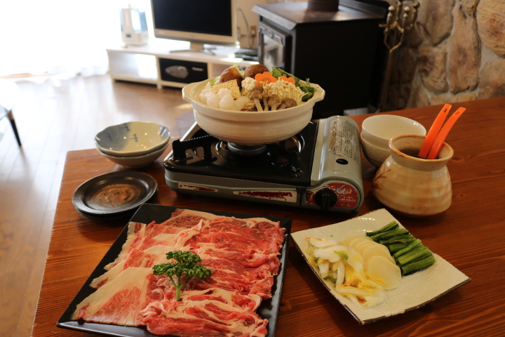 お部屋食 豆乳鍋