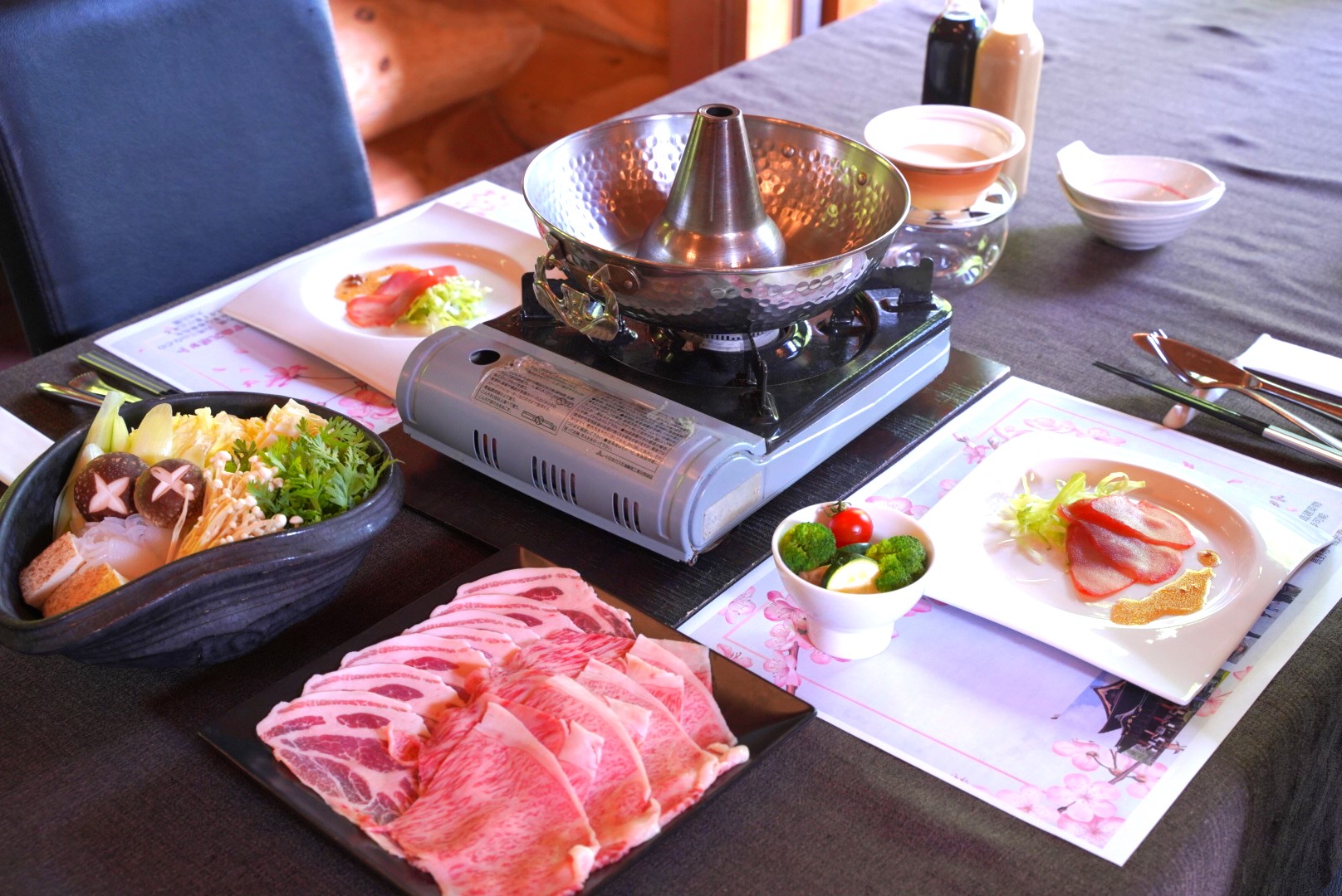 レストラン しゃぶしゃぶコース