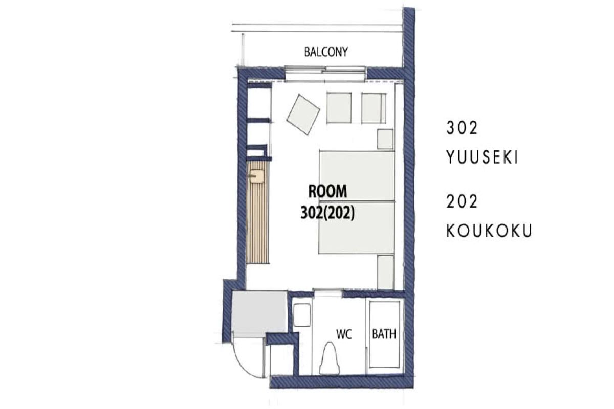 302幽石・202好刻　間取り