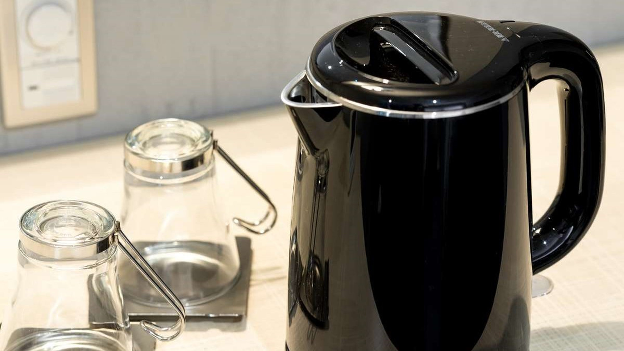 全客室　電気ケトル、耐熱グラス