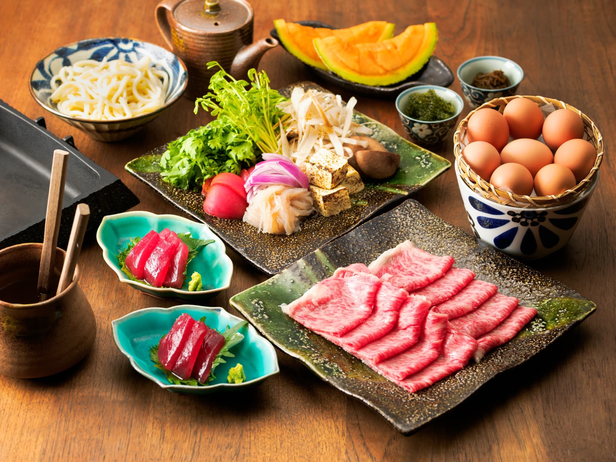 ＜夕朝食付＞沖縄食材で楽しむすき焼きディナー