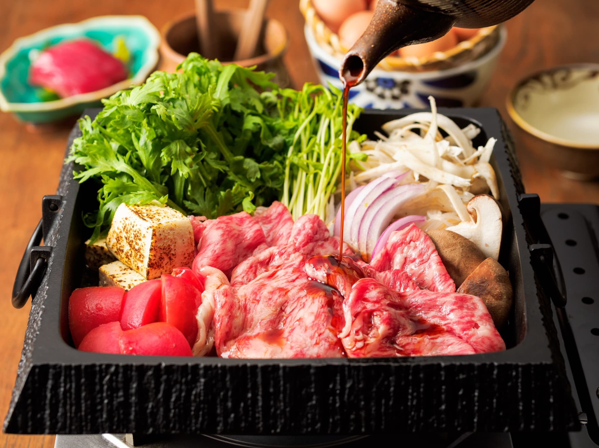 ＜夕朝食付＞沖縄食材で楽しむすき焼きディナー