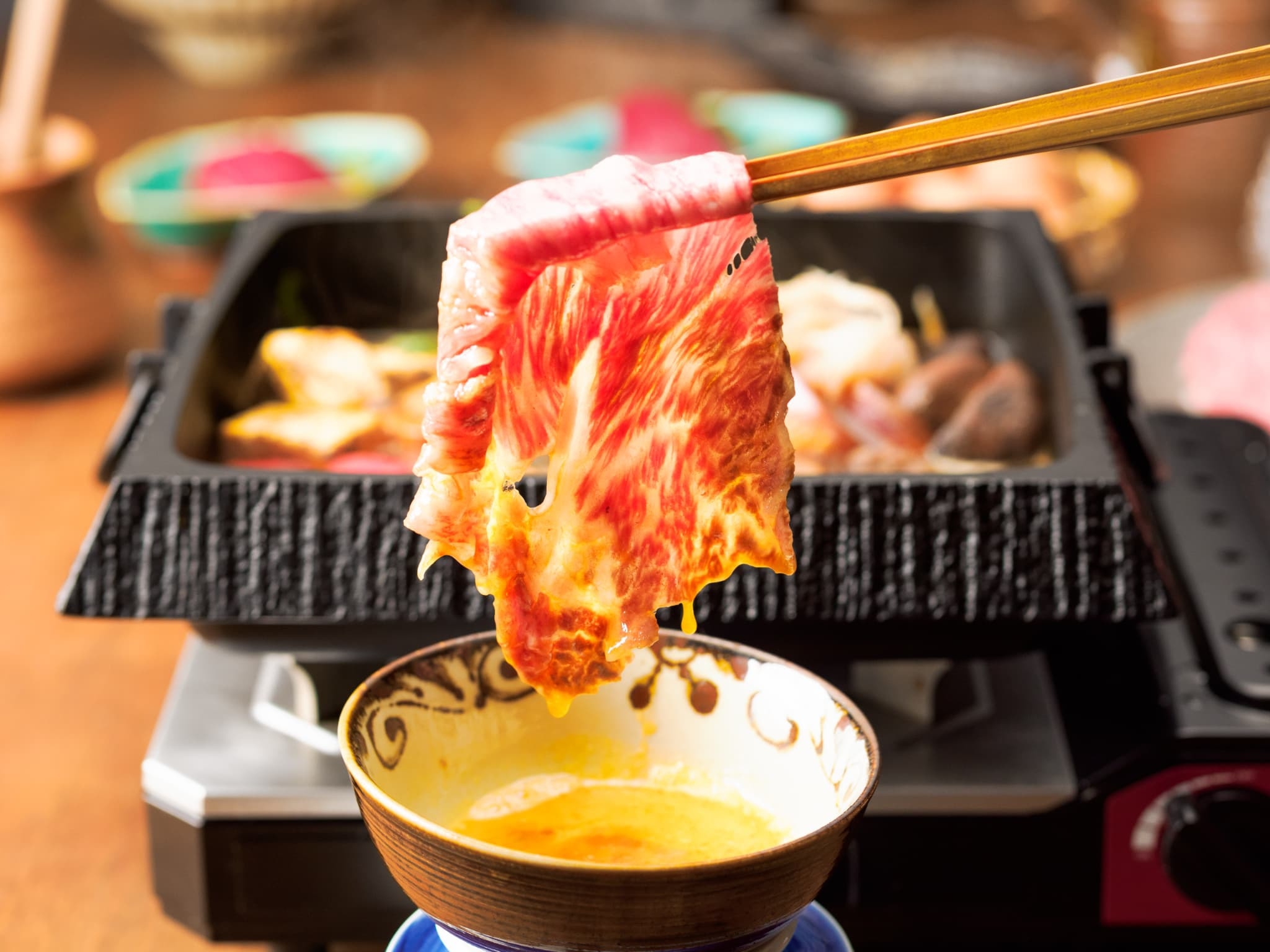 ＜夕朝食付＞沖縄食材で楽しむすき焼きディナー