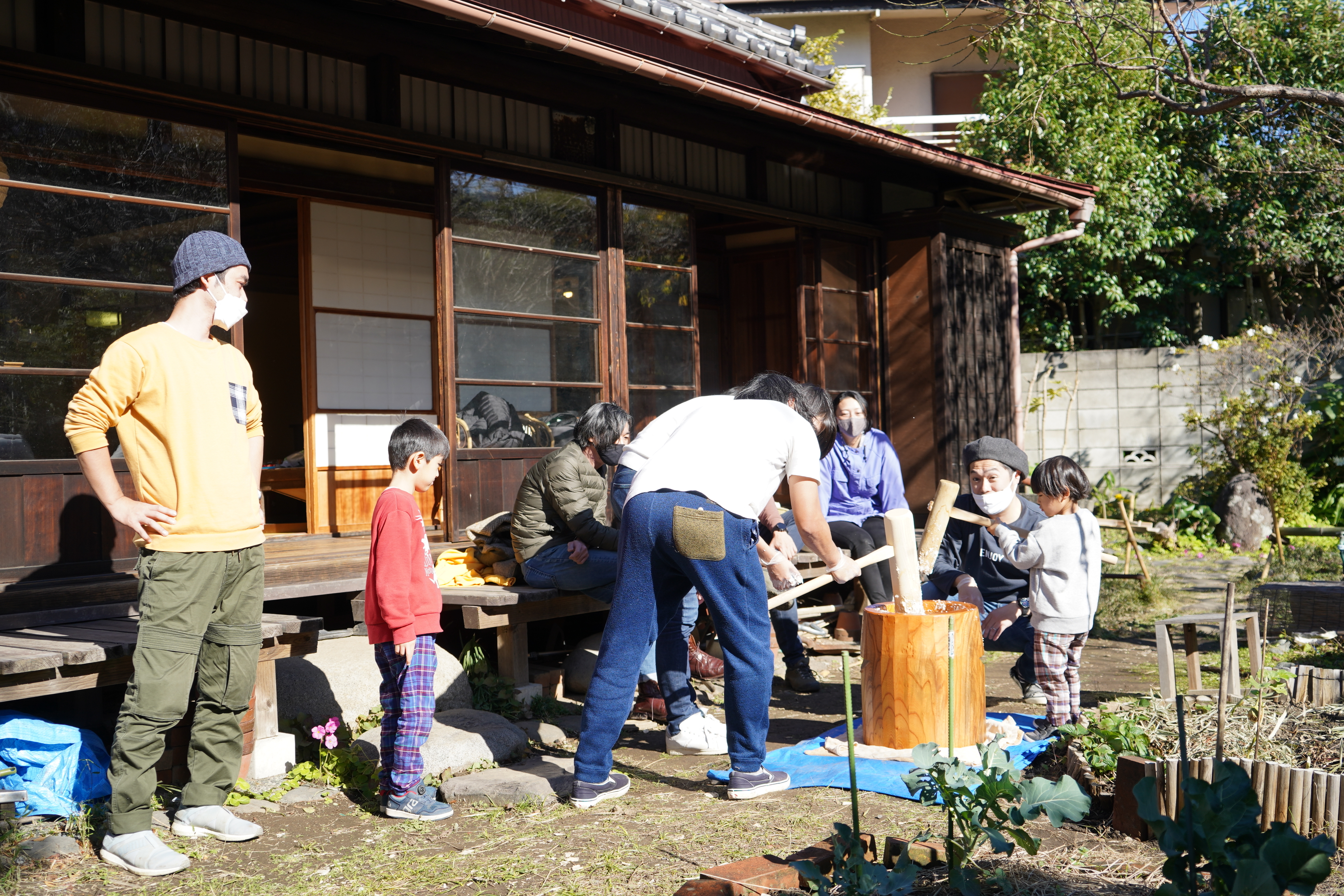 平野邸家族利用の様子