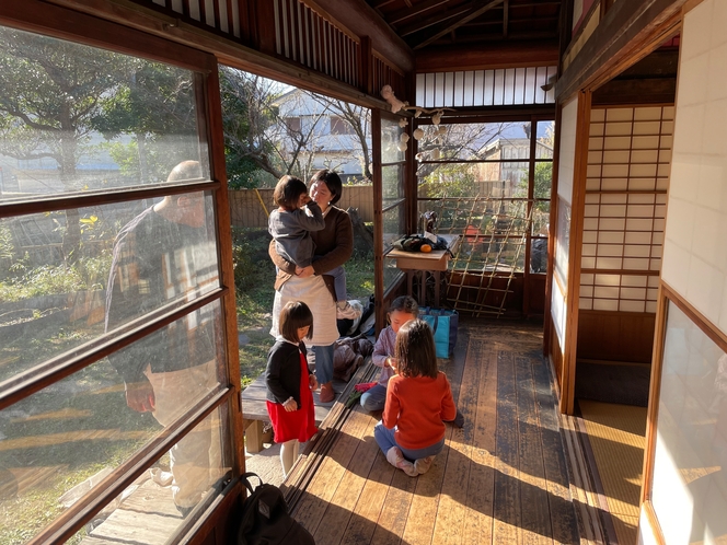 平野邸家族利用の様子