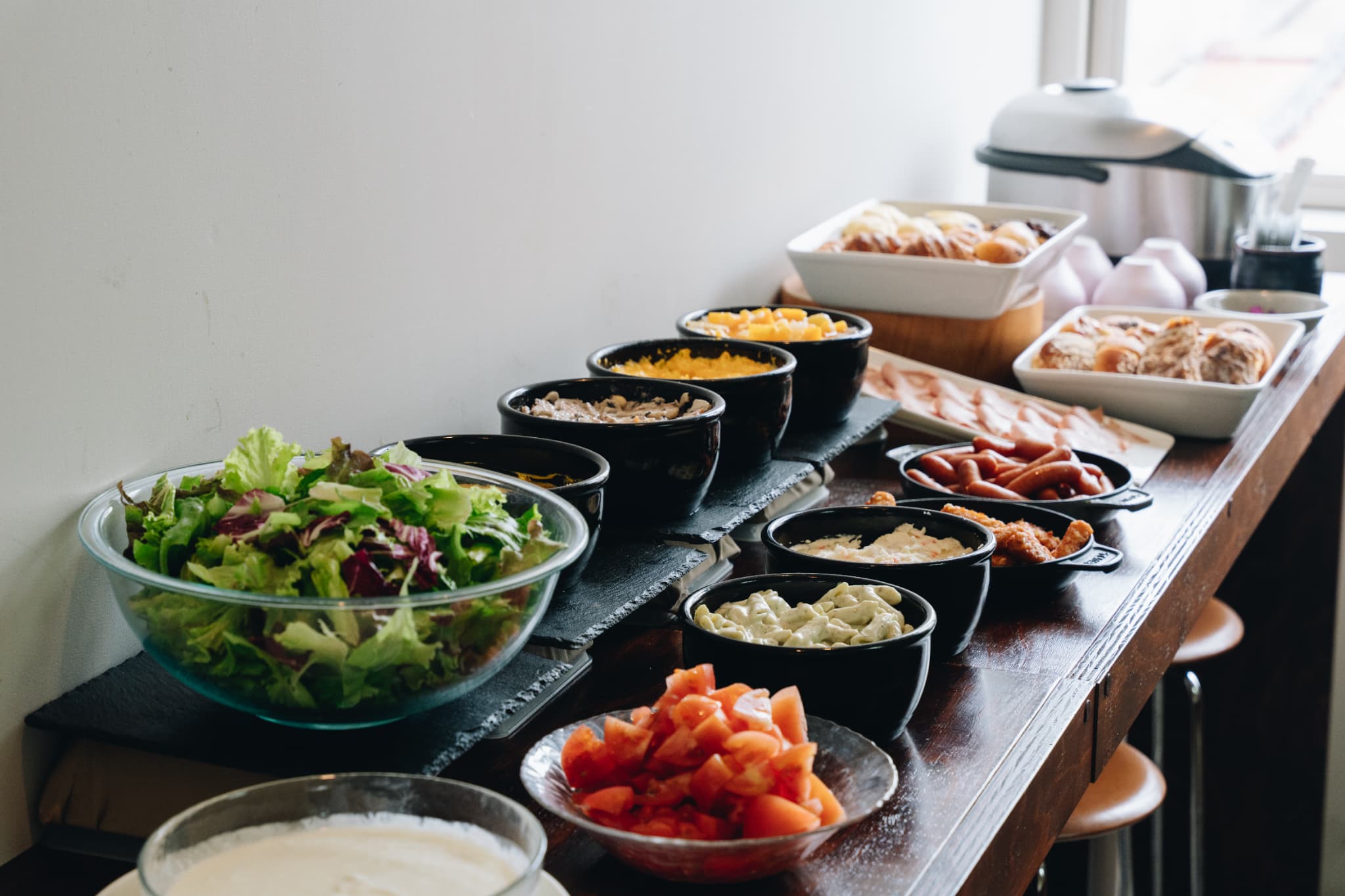 無料朝食　ハーフビュッフェ(6:30-9:00）