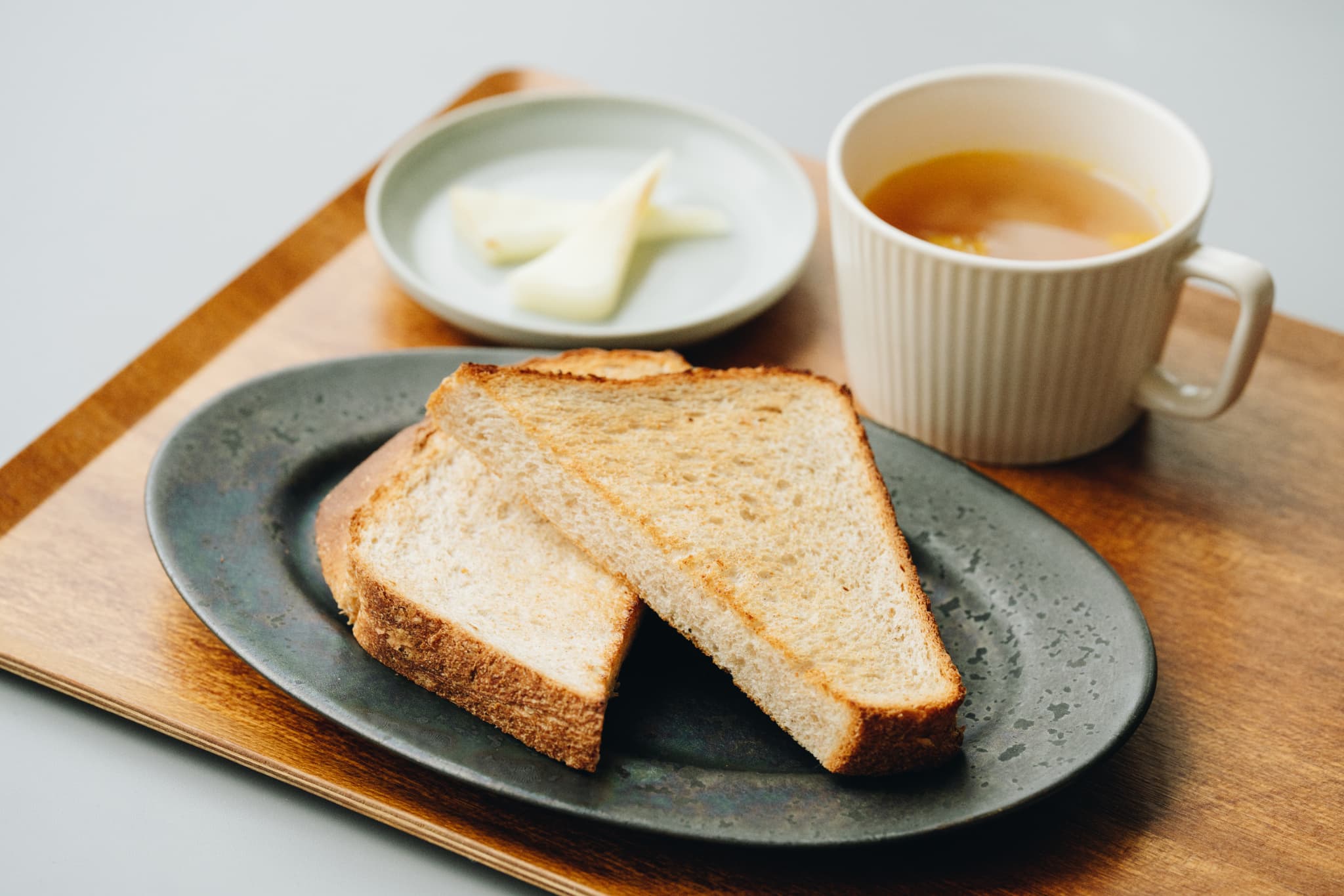 無料朝食　トーストセット(6:30-9:00)