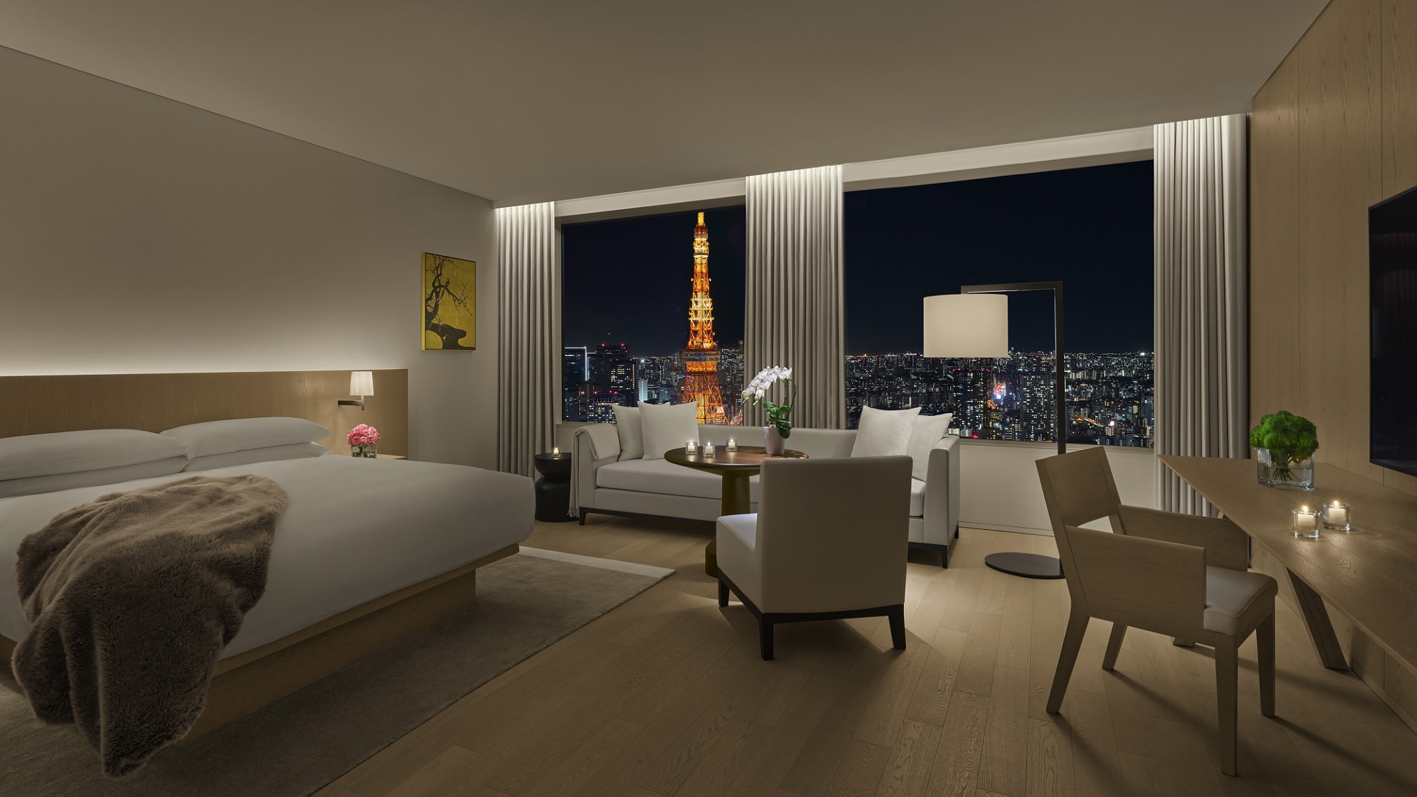 東京エディション虎ノ門(部屋(ベッドルーム))
