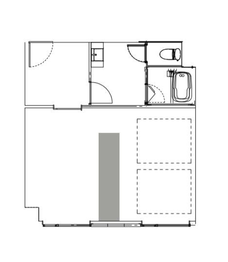 スイートルーム間取り（一例）