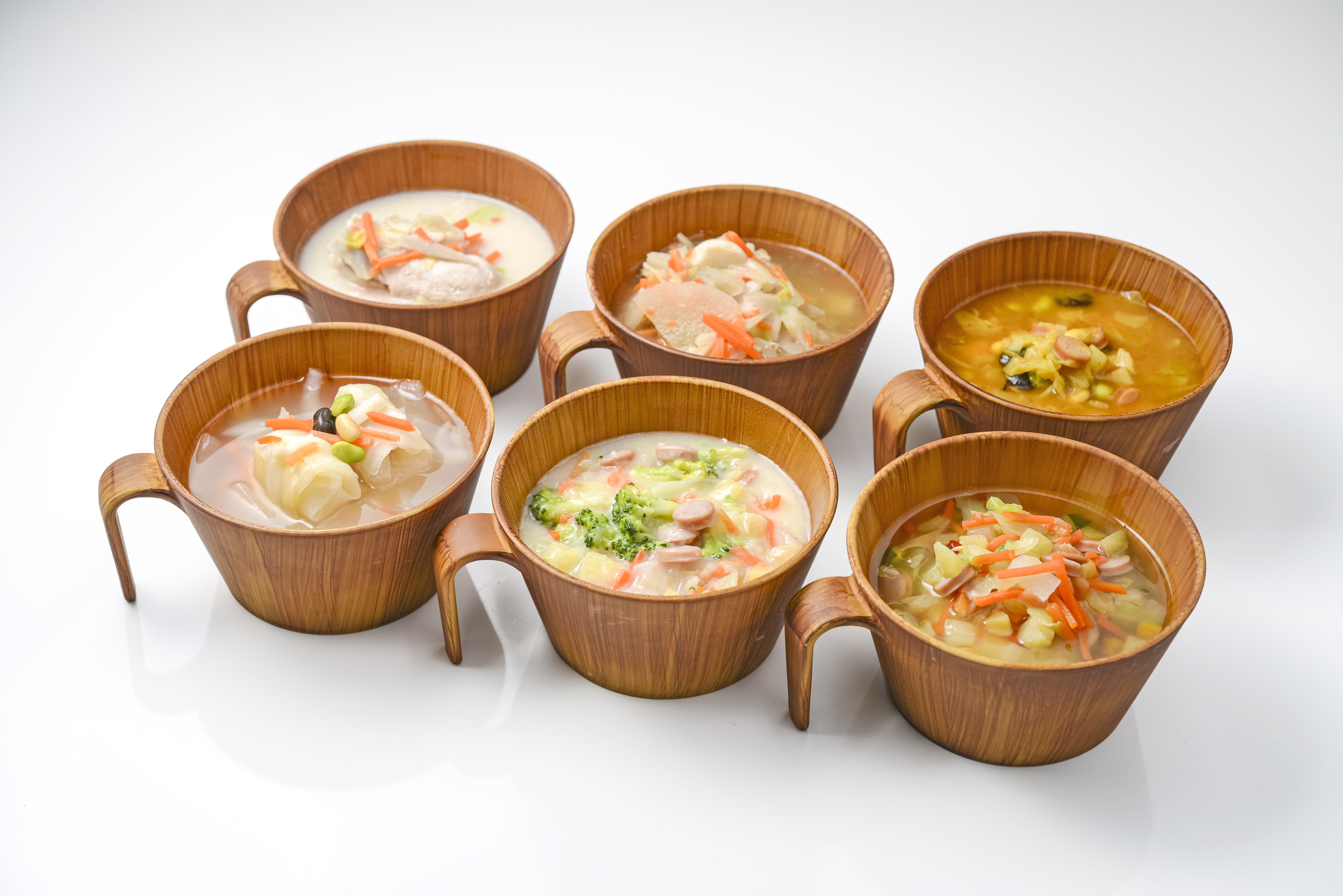 管理栄養士監修の日替わりスープ朝食