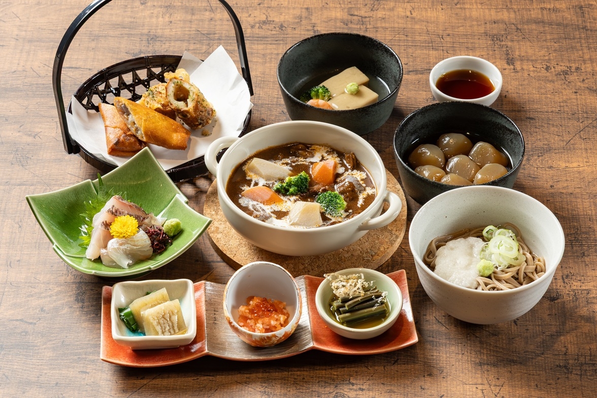 【二食付き】庄内お手軽コース二食付きプラン＜夕朝食付＞