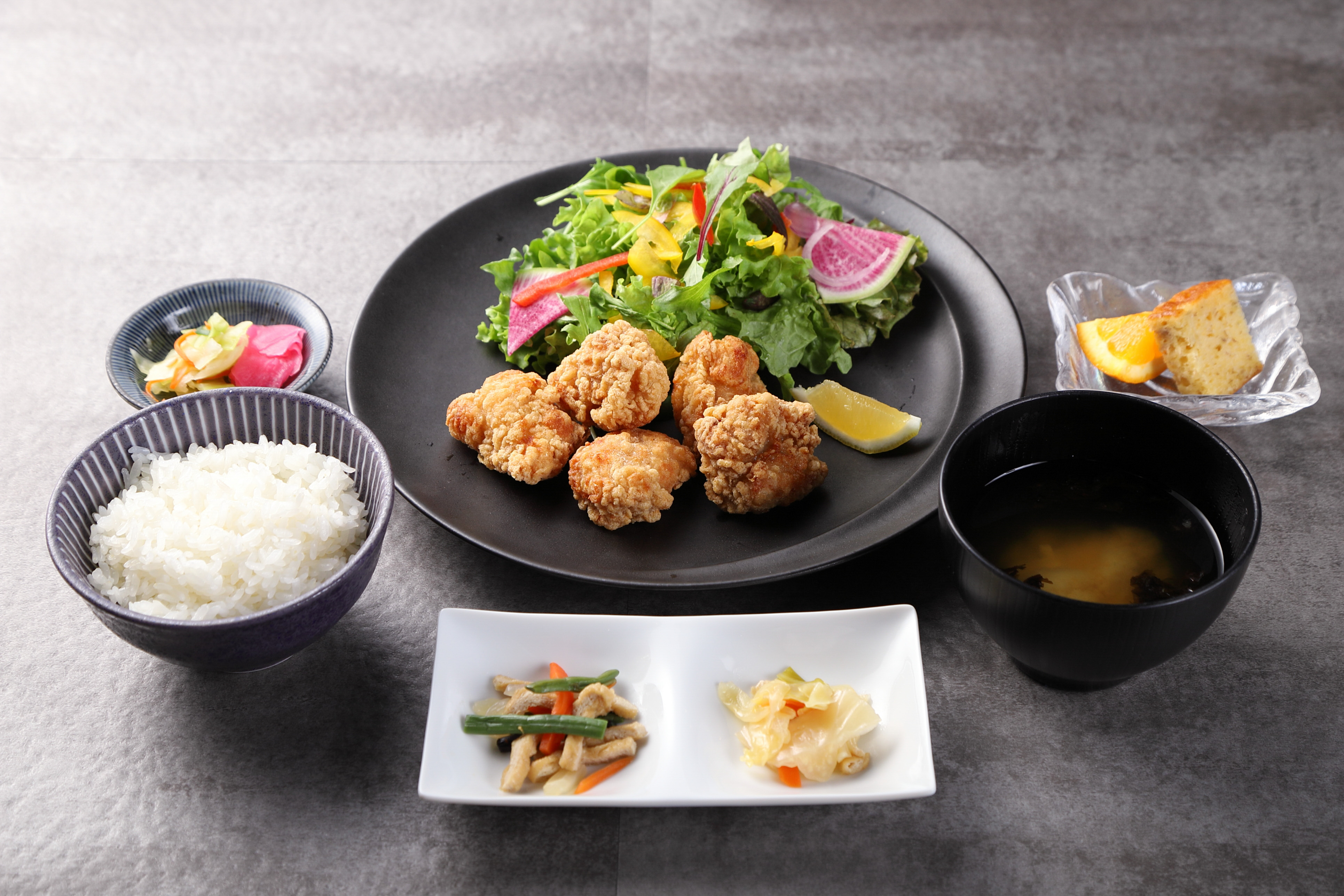 ディナー　から揚げ御膳