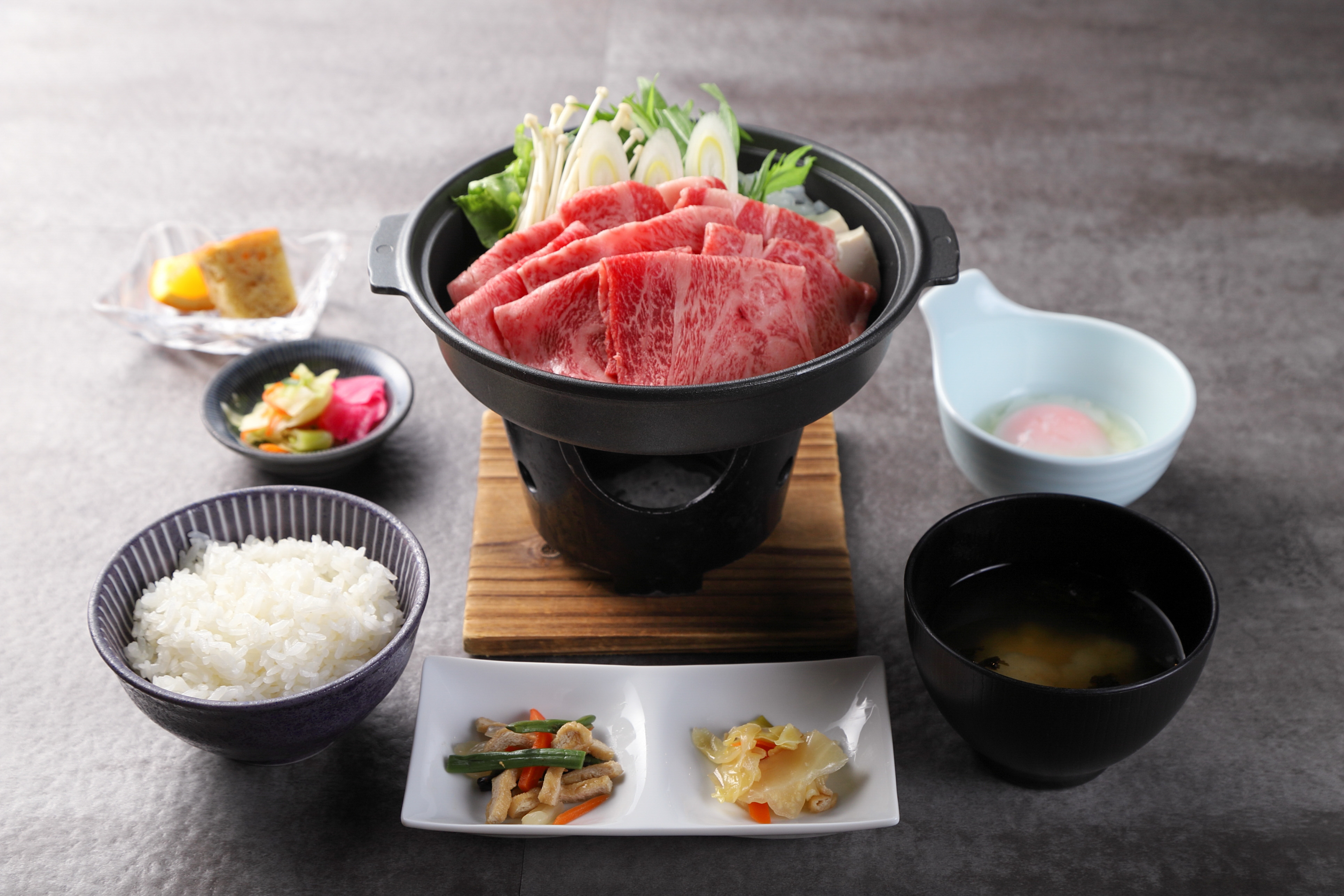 ディナー　山形牛すきやき御膳