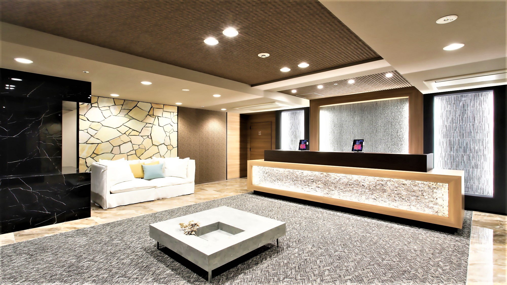 リラックスできるスペースもあるので待ち時間にもピッタリ♪