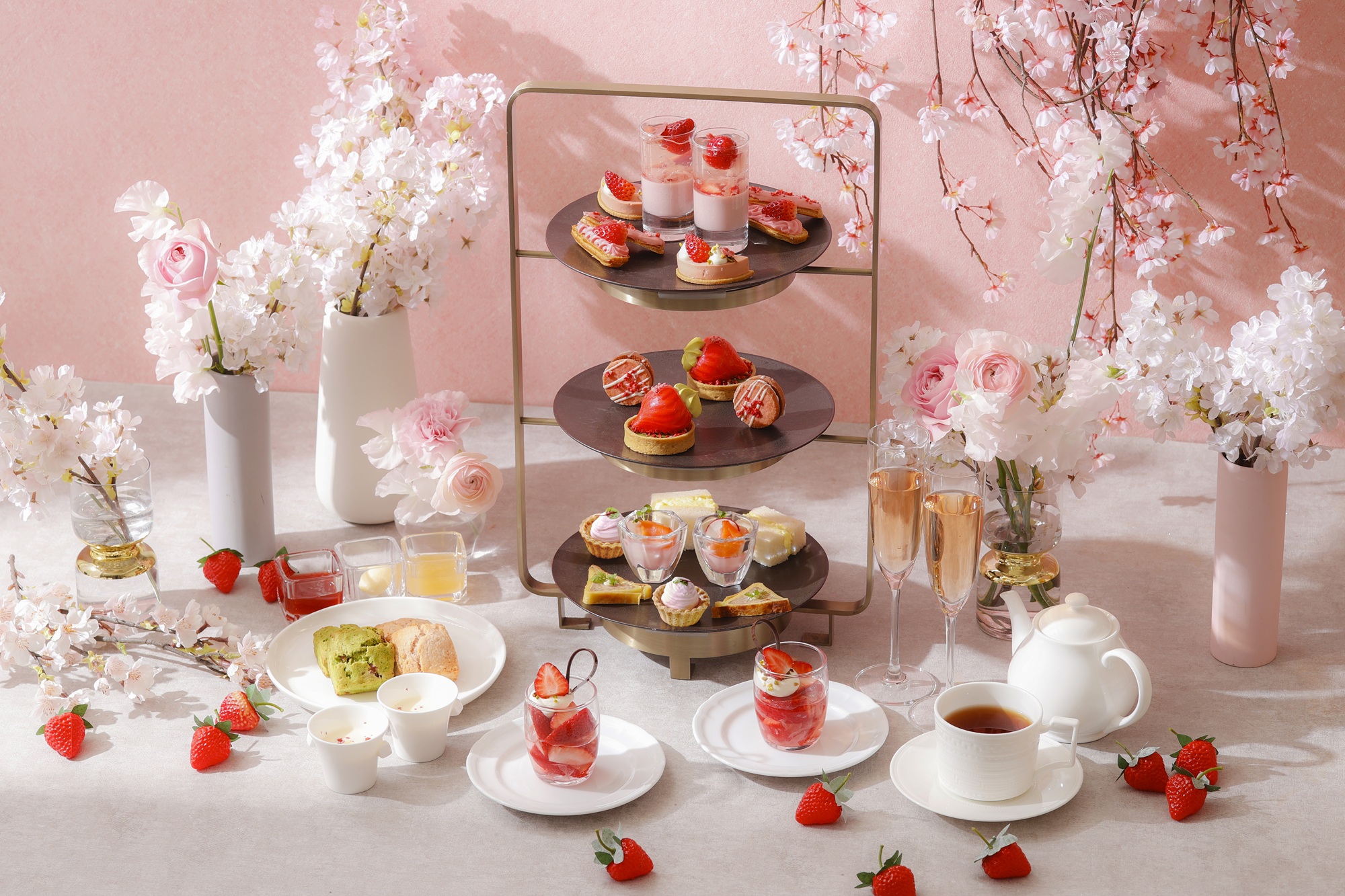 ストロベリーブロッサムアフタヌーンティー