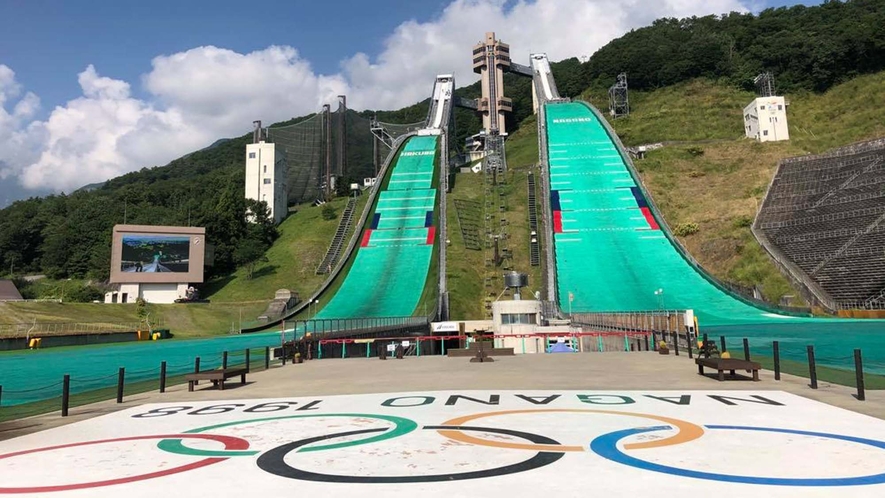 ・白馬の見どころ　白馬スキージャンプ競技場