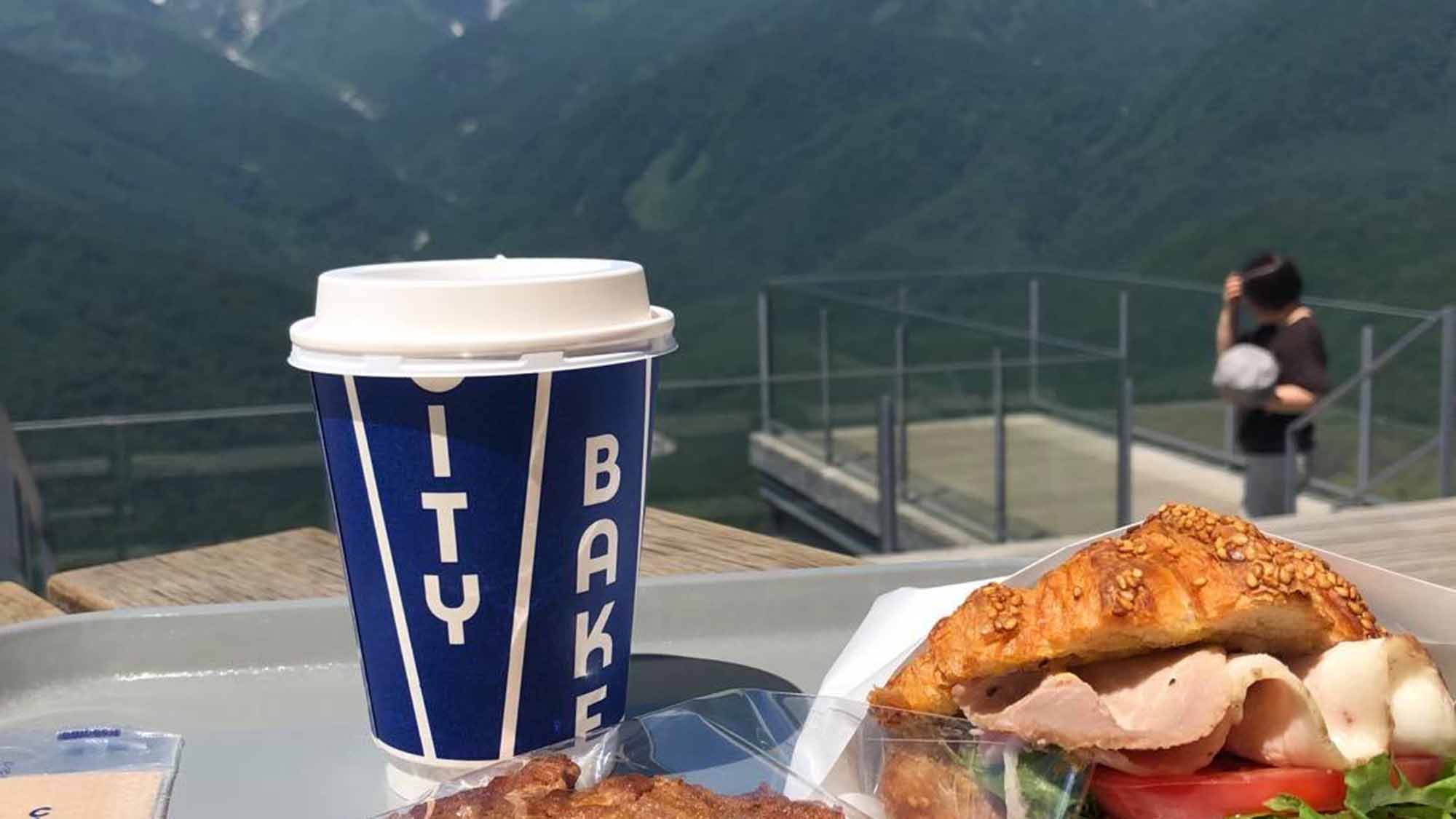 ・ハクバマウンテンハーバーでのコーヒーは格別