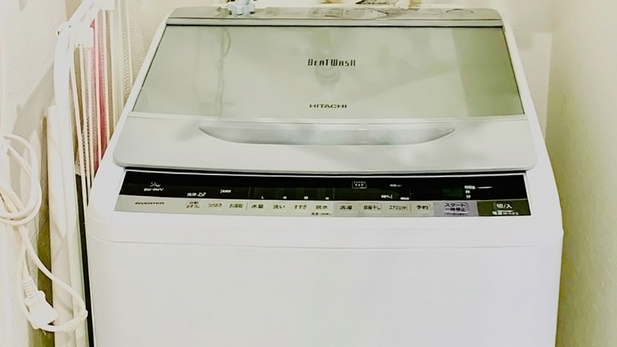 ・【新館２F／洗濯機】洗濯機を完備。長期滞在でも快適にお過ごしいただけます