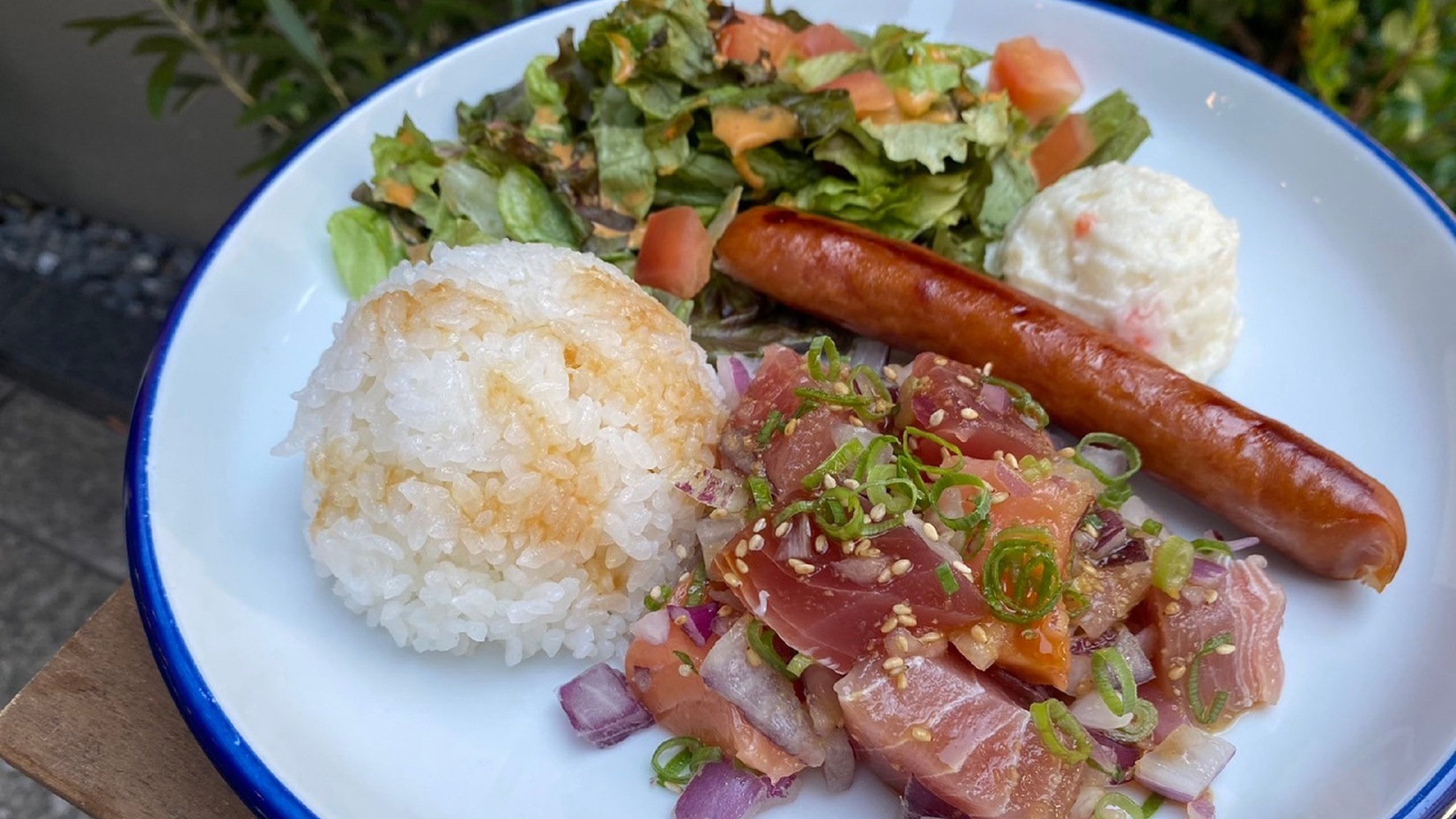 【朝食】モーニングポキプレート