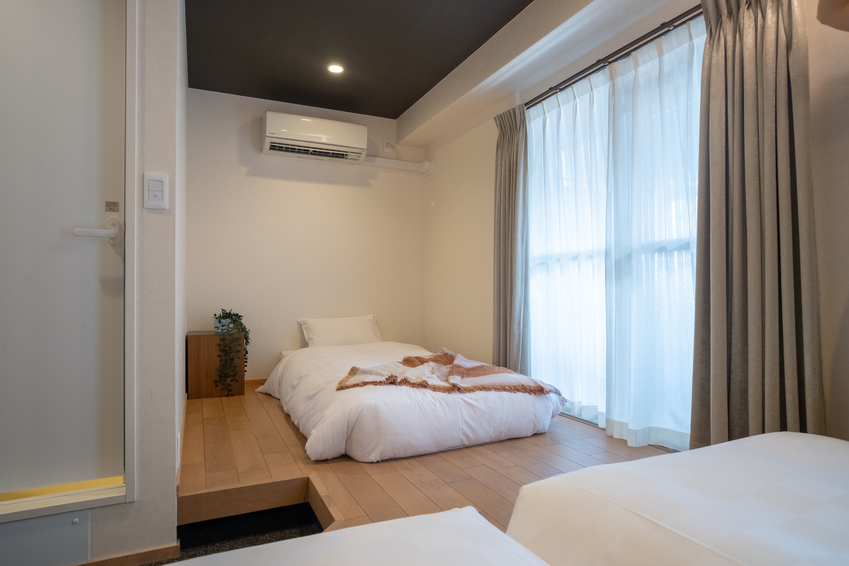 《27平米》 デザイナーツイン (禁煙) 【1-３名利用可】