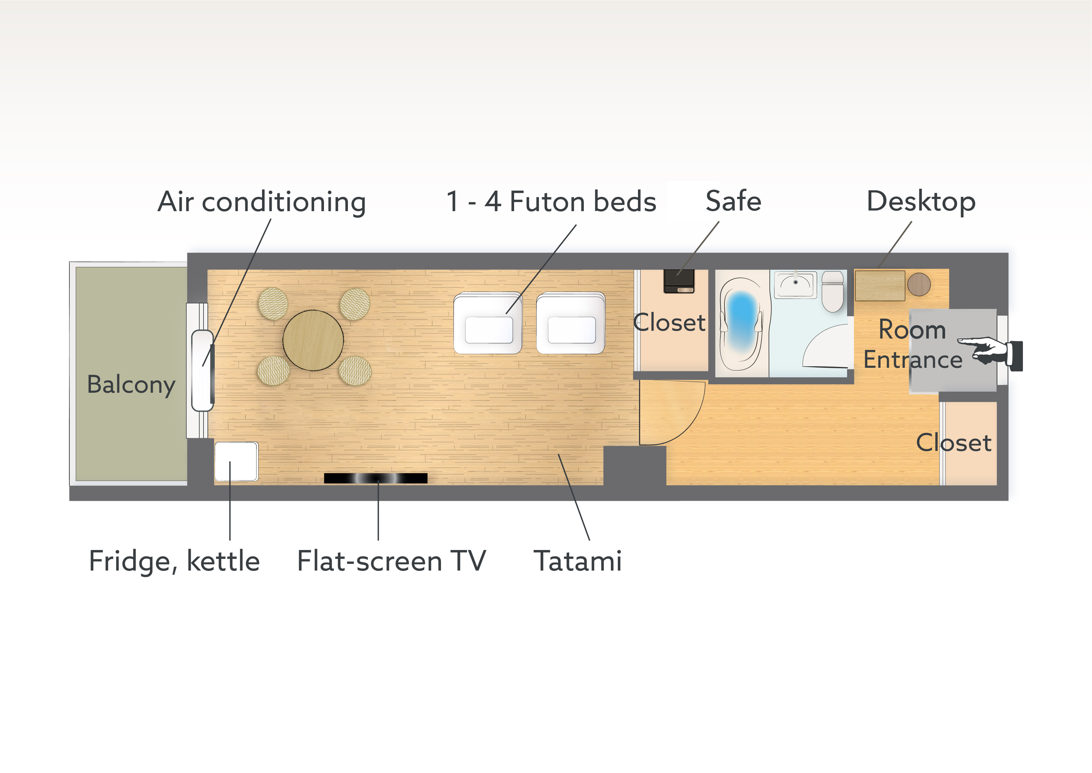  《２７平米》デラックス和室 (禁煙) 【1-４名利用可】  